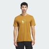 Áo Phông Adidas Nam Chính Hãng - Mahomes Designed for Training Workout Tee  - Màu Vàng | JapanSport IM8088