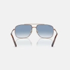 Kính Ray-Ban Chính hãng - ROSE GOLD Frame/CLEAR GRADIENT BLUE - RB3796-92023F 59mm - Nam | JapanSport