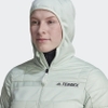 Áo Khoác Adidas Nữ Chính Hãng - TERREX MULTI PRIMEGREEN HYBRID INSULATED JACKET - Xanh | JapanSport HH9059