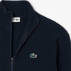 Áo Khoác Lacoste Chính hãng - Ribbed Knit Zip-Up Golf Sweater - Màu Navy | JapanSport  AH4811-51-166