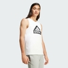 Áo ba lỗ Adidas Nam Chính Hãng - Modern Essentials Graphic Tank Top - Màu Trắng | JapanSport IW2633