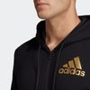 Áo Khoác Adidas Chính Hãng - Sport ID Full-Zip Hoodie - Black/Gold | JapanSport EB7595