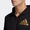 Áo Khoác Adidas Chính Hãng - Sport ID Full-Zip Hoodie - Black/Gold | JapanSport - EB7595