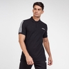 Áo Polo Adidas Nam Chính Hãng - 3-Stripes Polo Shirt - Black/White | JapanSport - EJ0927