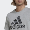 Áo Phông Adidas Nam Chính Hãng - Essential Camo Print Tee - Xám | JapanSport HL6931