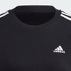 Áo Adidas Nữ Chính hãng - Essentials 3-Stripes Fleece Sweatshirt - Đen | JapanSport HZ5744