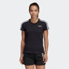 Áo Phông Adidas Nữ Chính Hãng - ESSENTIALS 3-STRIPES TEE - Đen | JapanSport DP2362