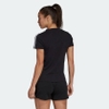 Áo Phông Adidas Nữ Chính Hãng - ESSENTIALS 3-STRIPES TEE - Đen | JapanSport DP2362