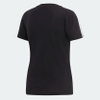 Áo Phông Adidas Nữ Chính Hãng - ESSENTIALS 3-STRIPES TEE - Đen | JapanSport DP2362