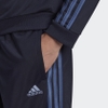 Bộ Adidas Chính Hãng - ESSENTIALS 3-STRIPES TRACK SUIT - Xanh | JapanSport GM5536