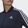 Bộ Thể Thao Adidas Nữ Chính Hãng - ESSENTIALS 3-STRIPES TRACK SUIT - Navy | JapanSport HM1914