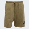 Quần Short Adidas Chính Hãng - Essentials Big Logo Single Jersey - Màu xanh | JapanSport IN6184