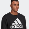 Áo Phông Adidas Nam Chính Hãng - ESSENTIALS BIG LOGO SWEATSHIRT - Đen | JapanSport GK9076