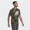 Áo adidas chính hãng - Essentials Camouflage Tee - Xanh | JapanSport GK9808