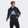 Áo Adidas Chính Hãng - ESSENTIALS COLORBLOCK LOGO HOODIE - Xanh/Đen | JapanSport GP4312