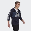 Áo Adidas Chính Hãng - ESSENTIALS COLORBLOCK LOGO HOODIE - Xanh/Đen | JapanSport GP4312