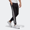 Quần Adidas Nam Chính Hãng - ESSENTIALS FLEECE FITTED 3-STRIPES JOGGERS - Đen | JapanSport GM1089