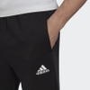 Quần Adidas Nam Chính Hãng - ESSENTIALS FLEECE REGULAR TAPERED PANTS - Đen | JapanSport HL2236