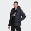 Áo Khoác Nữ Lông vũ Adidas Chính hãng - Essentials Midweight Down Hooded - Navy | JapanSport GT9170