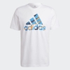 Áo Phông Adidas Nam Chính Hãng - Essentials Single Jersey Camo Print Tee - Trắng | JapanSport HE4375