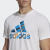 Áo Phông Adidas Nam Chính Hãng - Essentials Single Jersey Camo Print Tee - Trắng | JapanSport HE4375