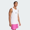 Áo ba lỗ Adidas Nam Chính Hãng - Essentials Small Logo Tank Top - Màu Trắng | JapanSport JE8984