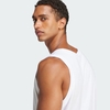 Áo ba lỗ Adidas Nam Chính Hãng - Essentials Small Logo Tank Top - Màu Trắng | JapanSport JE8984