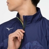 Áo Khoác Mizuno Chính Hãng - Breath Thermo Warmer - Màu Xanh | JapanSport 32ME1541-13