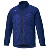 Áo Khoác Mizuno Chính Hãng - Breath Thermo Warmer - Màu Xanh | JapanSport 32ME1541-13