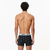 Quần Boxer Lacoste Chính hãng - 3-Pack Crocodile Print - Màu Đen/Xám/Trắng | JapanSport 5H5152-51-SHQ