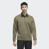 Áo phông dài tay Adidas Nam Chính Hãng -  Half Zip Long Sleeve Sweatshirt - Màu Xanh | JapanSport HZ0424