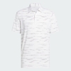 Áo Polo Adidas Chính Hãng -  Ultimate365 Mesh Glimmer Print Polo Shirt - Màu Trắng | JapanSport KA7912