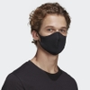 Khẩu trang Adidas Chính hãng - Face Covers 3-Pack XS/S - Màu đen | JapanSport HB7856