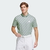 Áo Polo Adidas Nam Chính Hãng - AEROREADY AOP - Màu Xanh | JapanSport IN9040