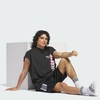 Áo ba lỗ Adidas Nam Nữ Chính Hãng - Pride Printed Cropped Tank Top - Màu Đen | JapanSport IW2725