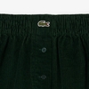 Quần Short Lacoste Nữ Chính Hãng - Women's Relaxed Fit Corduroy Shorts - Màu Green | JapanSport FF5683-51-YZP