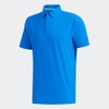 Áo Polo Adidas Chính Hãng - Solid Woven Short Sleeve Button-Down Shirt - Xanh | JapanSport FJ6438