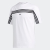 Áo Phông Adidas Nam Chính Hãng - 3-STRIPES TEE - Trắng/Đen | JapanSport FM1529
