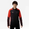 Áo Khoác Mizuno Chính Hãng - Mizuno Football Training Shirts - Màu Đen/Đỏ | JapanSport P2MCC035-96