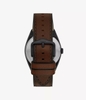 Đồng hồ nam Fossil Chính hãng - Everett Automatic Dark Brown LiteHide™ Leather - 42mm | JapanSport ME3207