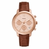Đồng hồ Fossil Chính hãng - Neutra Chronograph Rose Gold-Tone Stainless Steel Watch Case | JapanSport C161007