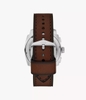 Đồng hồ Fossil Chính hãng - Machine Chronograph Brown Leather Watch | JapanSport FS6100