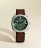Đồng hồ Fossil Chính hãng - Machine Chronograph Brown Leather Watch | JapanSport FS6100