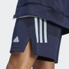 Quần Short Adidas Nam Chính Hãng - FUTURE ICONS 3-STRIPES - Xanh | JapanSport IJ6384