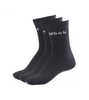 Tất Reebok Chính Hãng - Active Core Crew Socks 3 Pairs - Black | JapanSport - GH0331