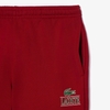 Quần short Lacoste Chính Hãng - Unisex Signature Print Fleece Shorts - Màu Đỏ | JapanSport GH1220-51-IXX