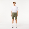 Quần short Lacoste Chính Hãng - Regular Fit Fleece Shorts - Màu Olive | JapanSport GH9627-51-316