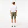 Quần short Lacoste Chính Hãng - Regular Fit Fleece Shorts - Màu Olive | JapanSport GH9627-51-316