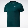 Áo phông reebok chính hãng - Night Run Shirt BASIC SS TEE - xanh | Japansport GJ6257