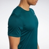 Áo phông reebok chính hãng - Night Run Shirt BASIC SS TEE - xanh | Japansport GJ6257